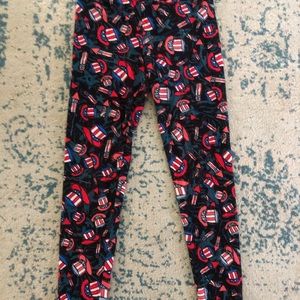 Lularoe OS patriot leggings